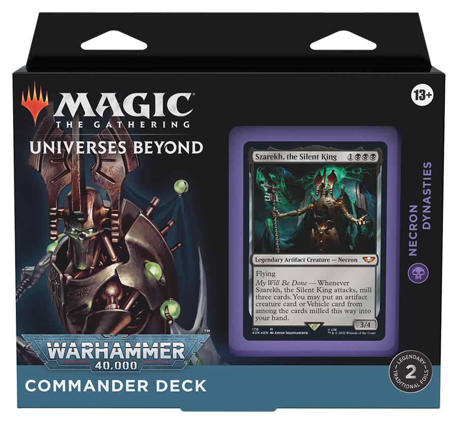 Warhammer 40,000 - Commander Deck (Necron Dynasties) | Shuffle n Cut Hobbies & Games