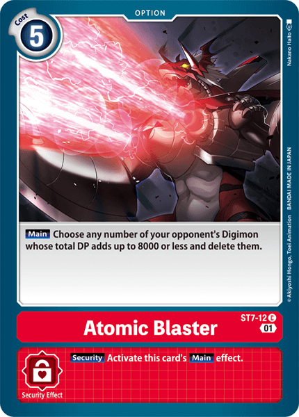 Atomic Blaster [ST7-12] [Starter Deck: Gallantmon] | Shuffle n Cut Hobbies & Games
