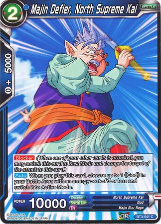 Majin Defier, North Supreme Kai [BT3-041] | Shuffle n Cut Hobbies & Games