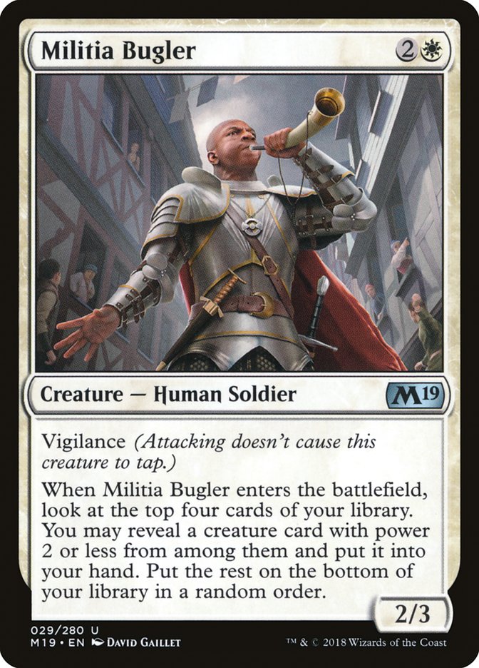 Militia Bugler [Core Set 2019] | Shuffle n Cut Hobbies & Games