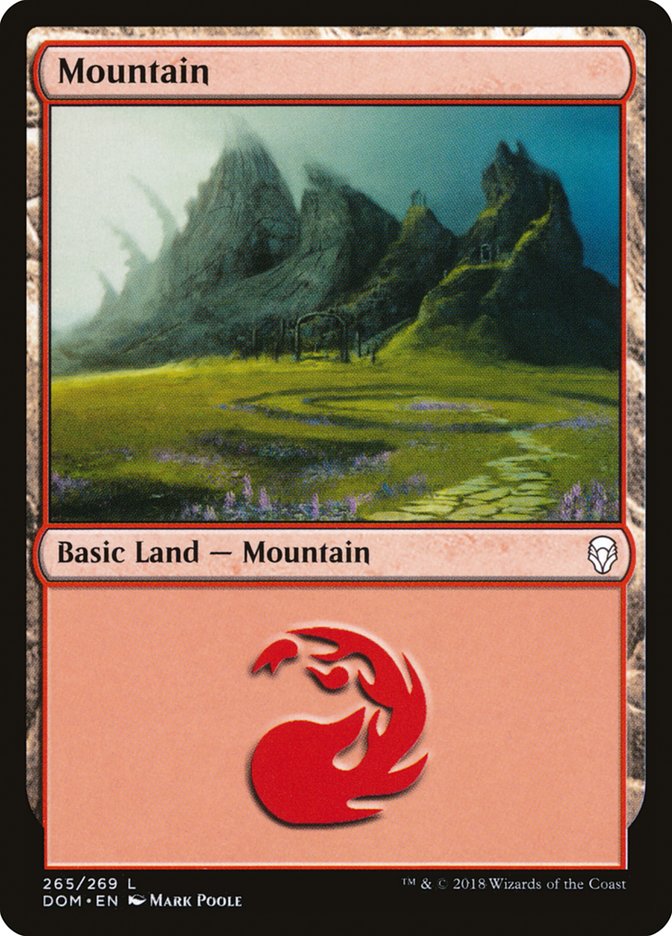 Mountain (265) [Dominaria] | Shuffle n Cut Hobbies & Games