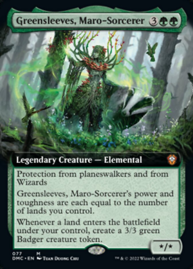Greensleeves, Maro-Sorcerer (Extended Art) [Dominaria United Commander] | Shuffle n Cut Hobbies & Games