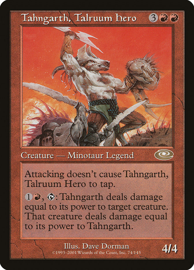 Tahngarth, Talruum Hero (Dave Dorman) [Planeshift] | Shuffle n Cut Hobbies & Games