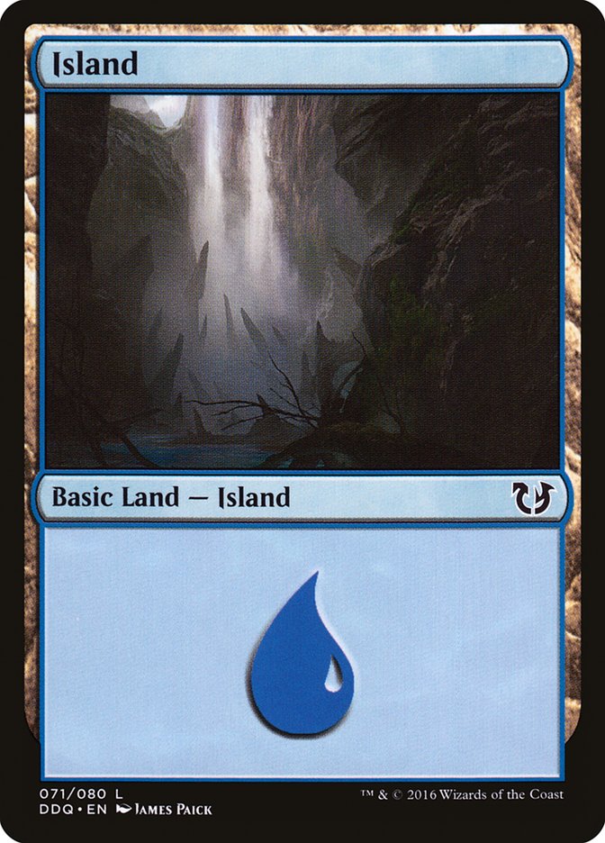 Island (71) [Duel Decks: Blessed vs. Cursed] | Shuffle n Cut Hobbies & Games