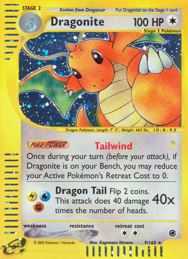 Dragonite (9/165) [Expedition: Base Set] | Shuffle n Cut Hobbies & Games