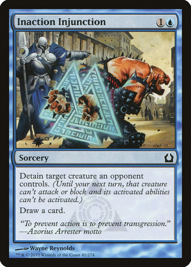 Inaction Injunction [Return to Ravnica] | Shuffle n Cut Hobbies & Games