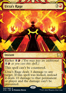 Urza's Rage (Foil Etched) [Strixhaven: School of Mages Mystical Archive] | Shuffle n Cut Hobbies & Games