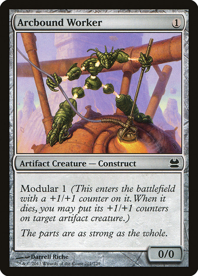 Arcbound Worker [Modern Masters] | Shuffle n Cut Hobbies & Games