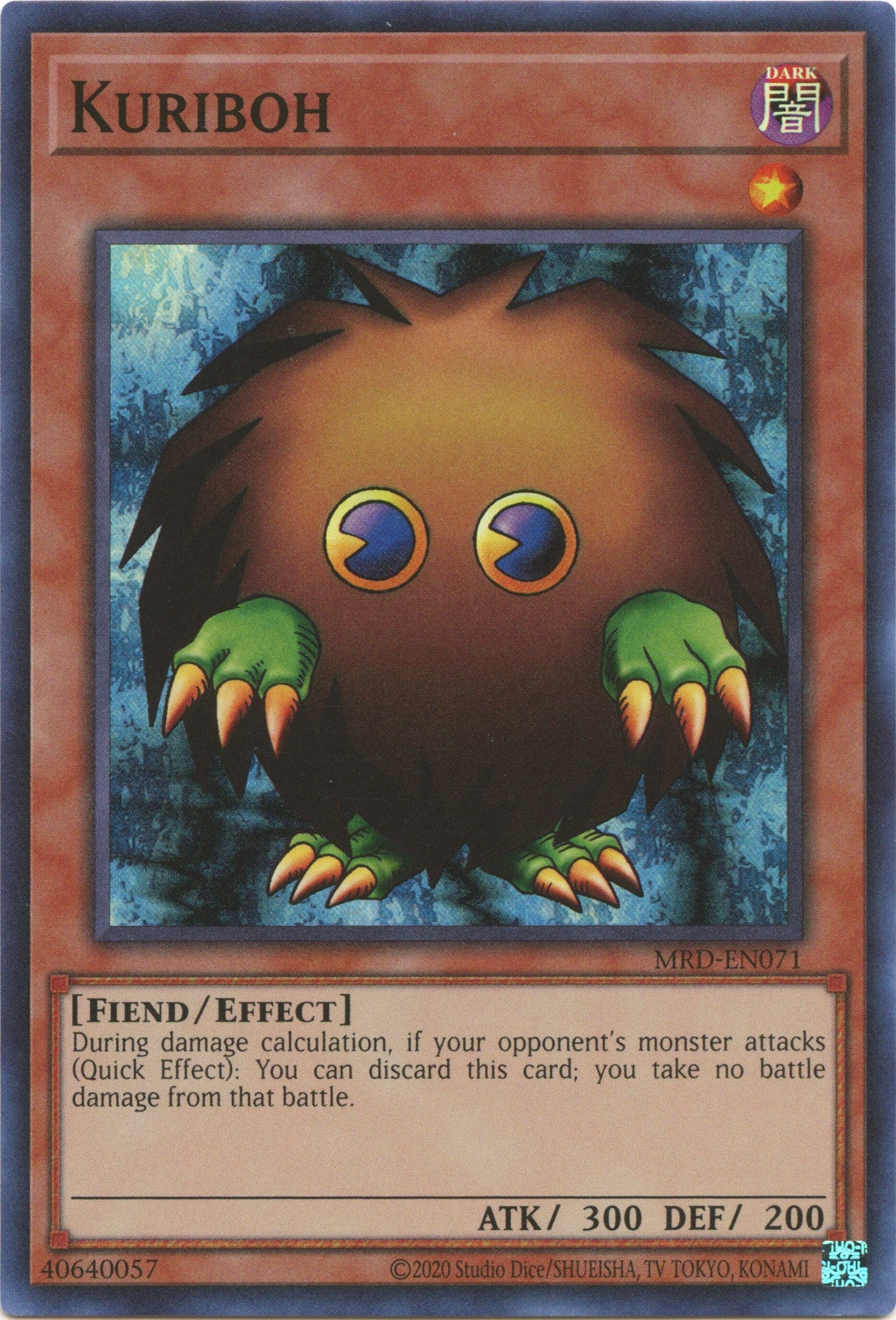 Kuriboh (25th Anniversary) [MRD-EN071] Super Rare | Shuffle n Cut Hobbies & Games