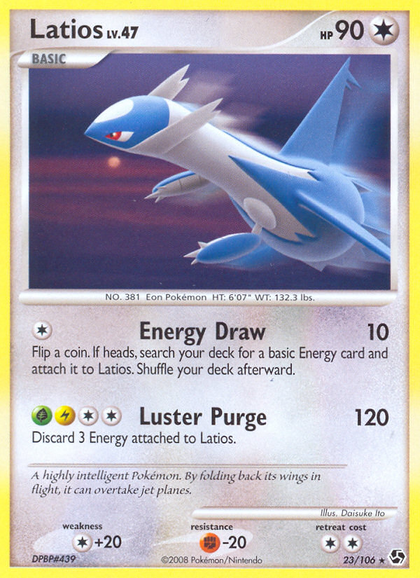 Latios (23/106) [Diamond & Pearl: Great Encounters] | Shuffle n Cut Hobbies & Games