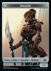 Powerstone // Soldier (009) Double-Sided Token [The Brothers' War Tokens] | Shuffle n Cut Hobbies & Games