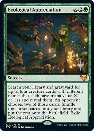 Ecological Appreciation (Promo Pack) [Strixhaven: School of Mages Promos] | Shuffle n Cut Hobbies & Games