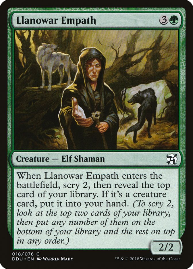 Llanowar Empath [Duel Decks: Elves vs. Inventors] | Shuffle n Cut Hobbies & Games