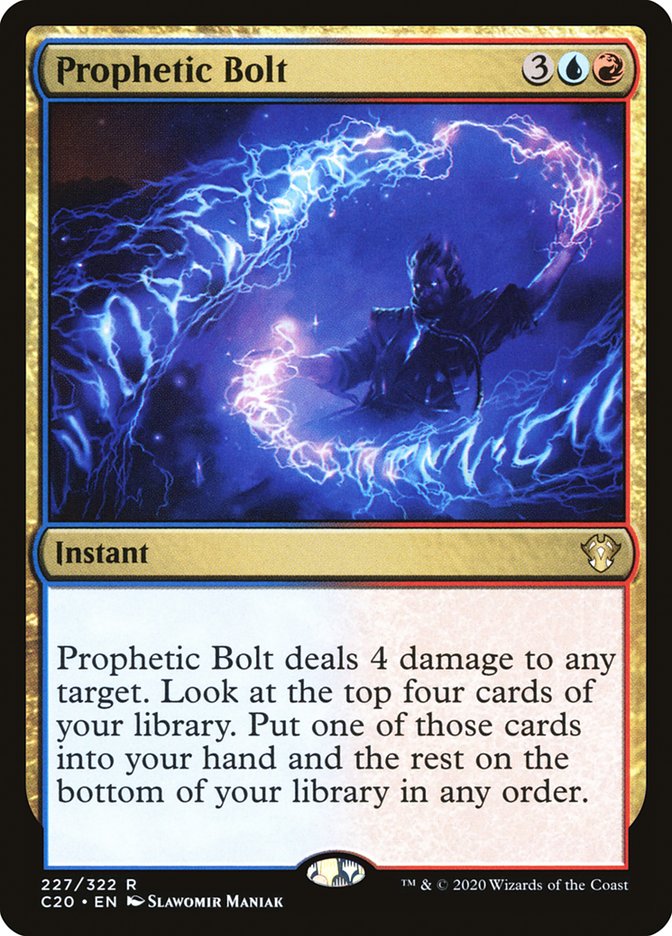 Prophetic Bolt [Commander 2020] | Shuffle n Cut Hobbies & Games