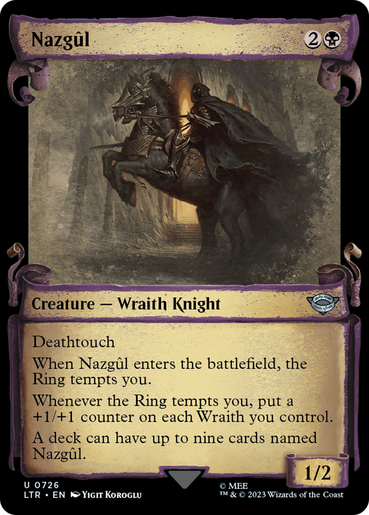 Nazgul (0726) [The Lord of the Rings: Tales of Middle-Earth Showcase Scrolls] | Shuffle n Cut Hobbies & Games