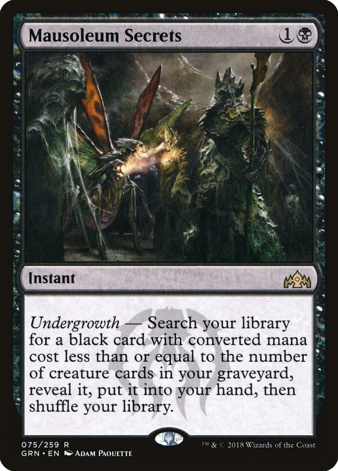 Mausoleum Secrets [Guilds of Ravnica] | Shuffle n Cut Hobbies & Games