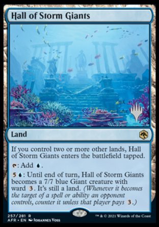 Hall of Storm Giants (Promo Pack) [Dungeons & Dragons: Adventures in the Forgotten Realms Promos] | Shuffle n Cut Hobbies & Games