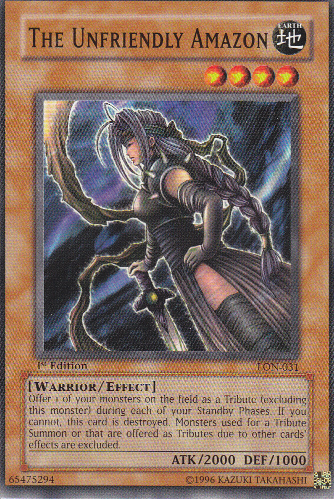 The Unfriendly Amazon [LON-031] Common | Shuffle n Cut Hobbies & Games