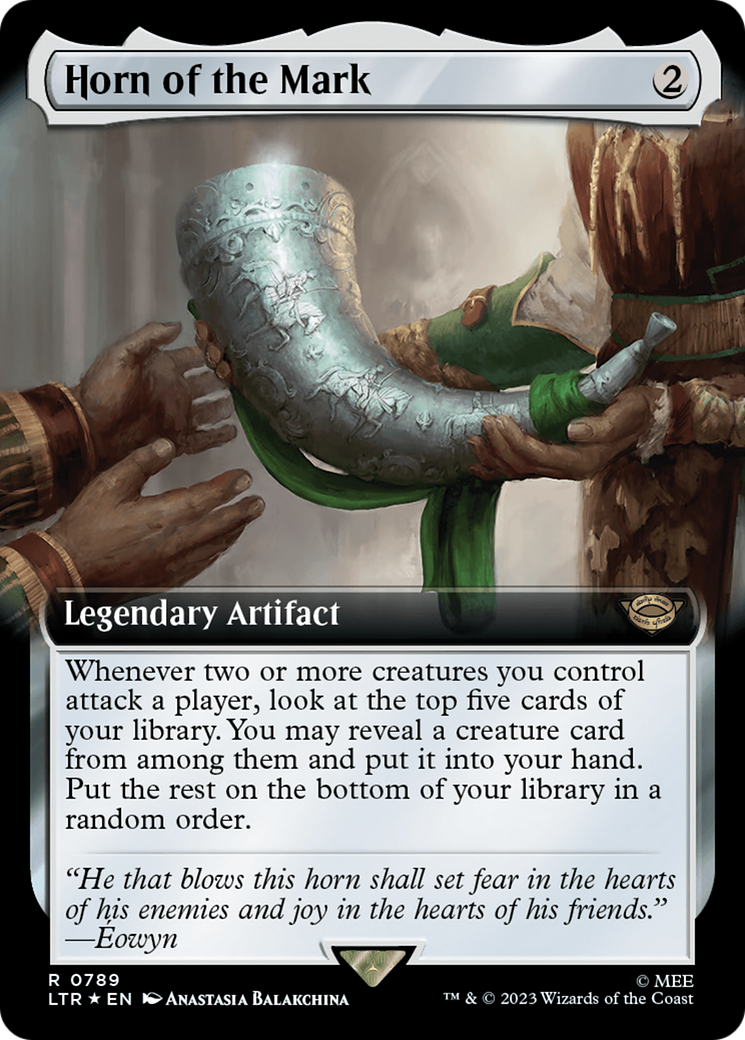 Horn of the Mark (Extended Art) (Surge Foil) [The Lord of the Rings: Tales of Middle-Earth] | Shuffle n Cut Hobbies & Games