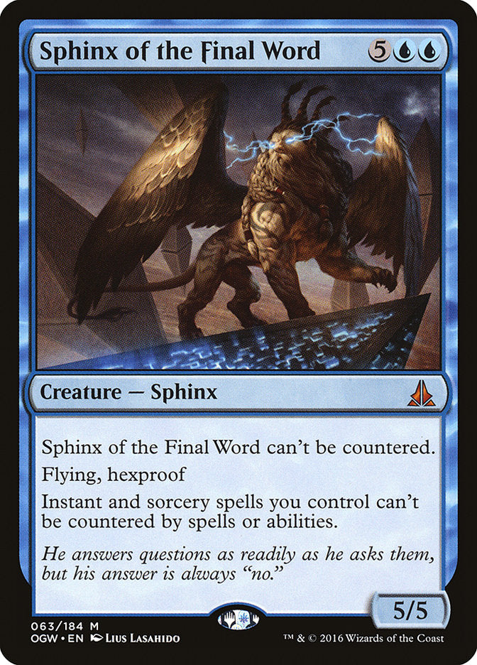 Sphinx of the Final Word [Oath of the Gatewatch] | Shuffle n Cut Hobbies & Games