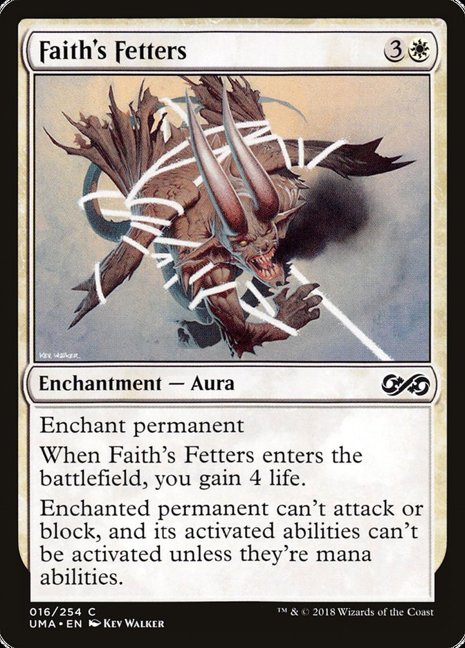 Faith's Fetters [Ultimate Masters] | Shuffle n Cut Hobbies & Games
