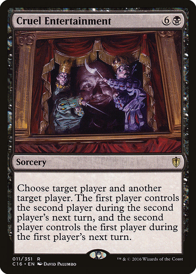 Cruel Entertainment [Commander 2016] | Shuffle n Cut Hobbies & Games