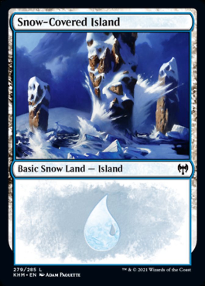 Snow-Covered Island (279) [Kaldheim] | Shuffle n Cut Hobbies & Games