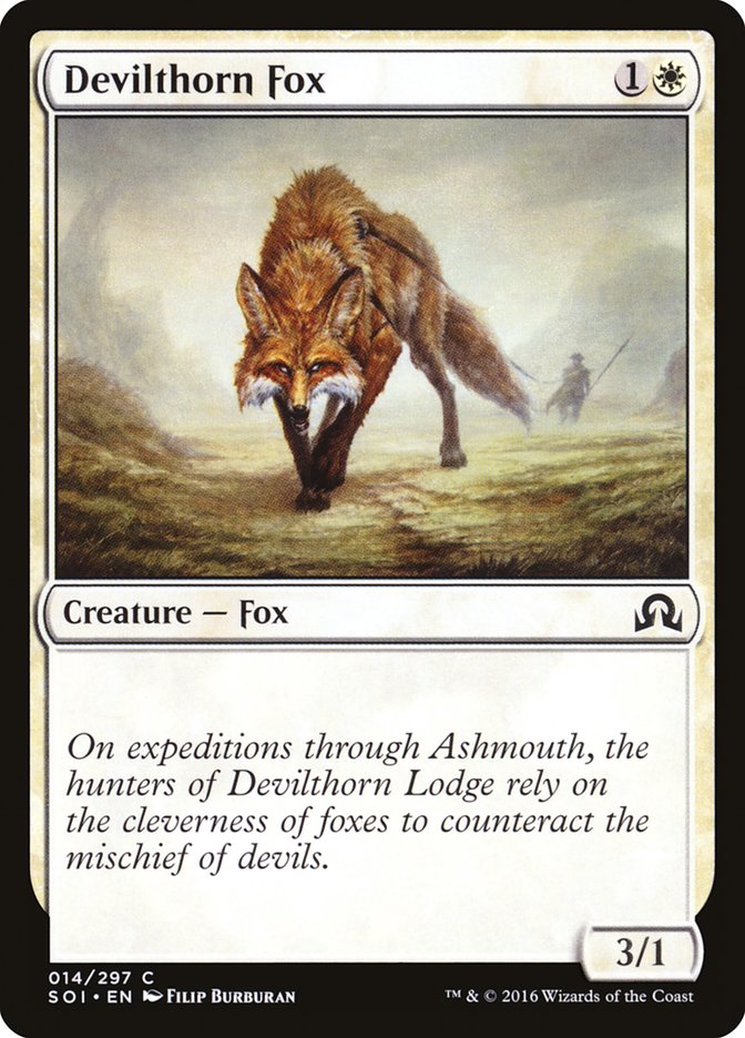 Devilthorn Fox [Shadows over Innistrad] | Shuffle n Cut Hobbies & Games