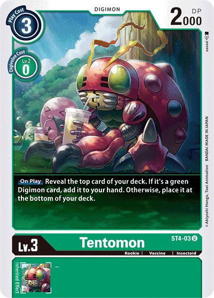 Tentomon [ST4-03] [Starter Deck: Giga Green] | Shuffle n Cut Hobbies & Games