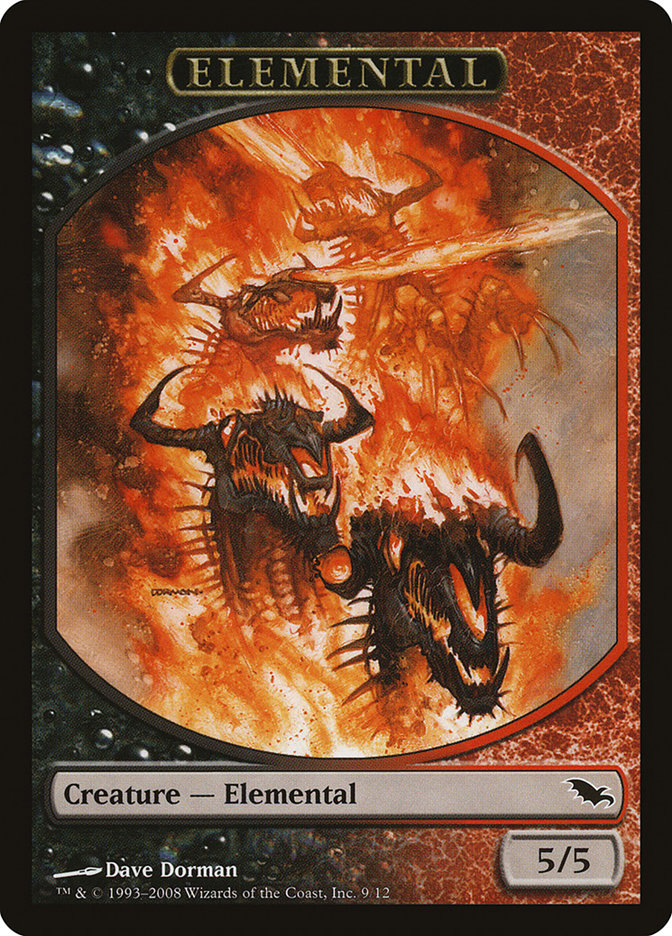 Elemental Token (9/12) [Shadowmoor Tokens] | Shuffle n Cut Hobbies & Games