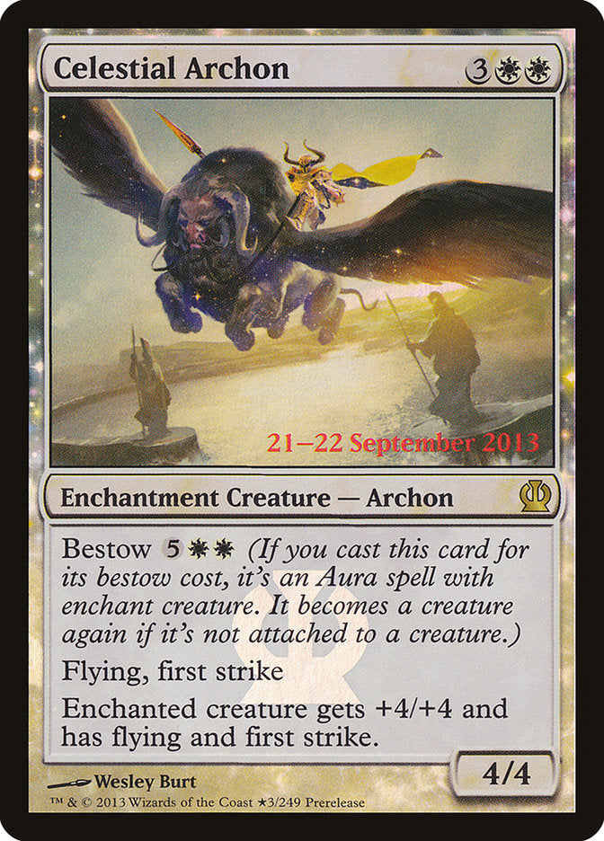 Celestial Archon [Theros Prerelease Promos] | Shuffle n Cut Hobbies & Games