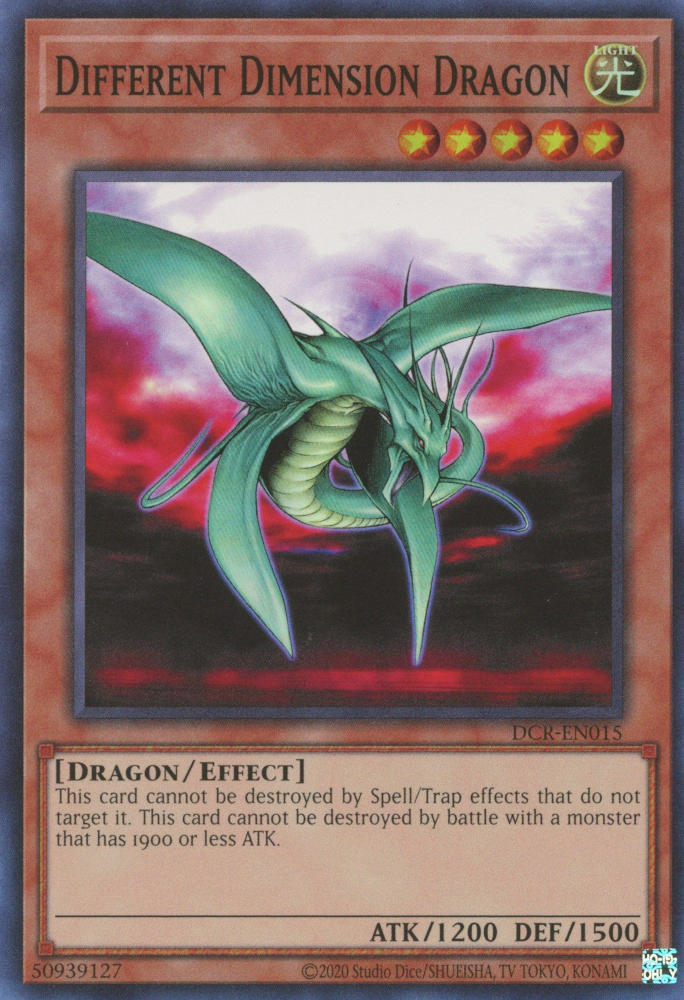 Different Dimension Dragon [DCR-EN015] Super Rare | Shuffle n Cut Hobbies & Games