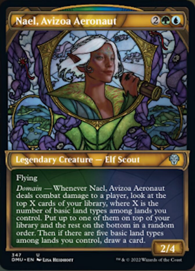 Nael, Avizoa Aeronaut (Showcase Textured) [Dominaria United] | Shuffle n Cut Hobbies & Games