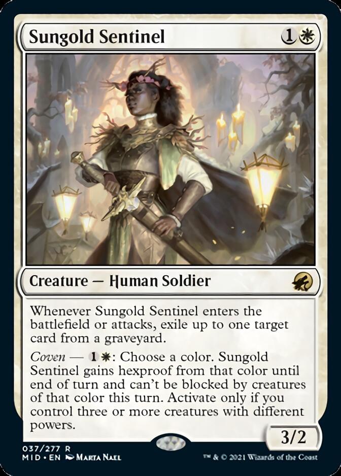Sungold Sentinel [Innistrad: Midnight Hunt] | Shuffle n Cut Hobbies & Games