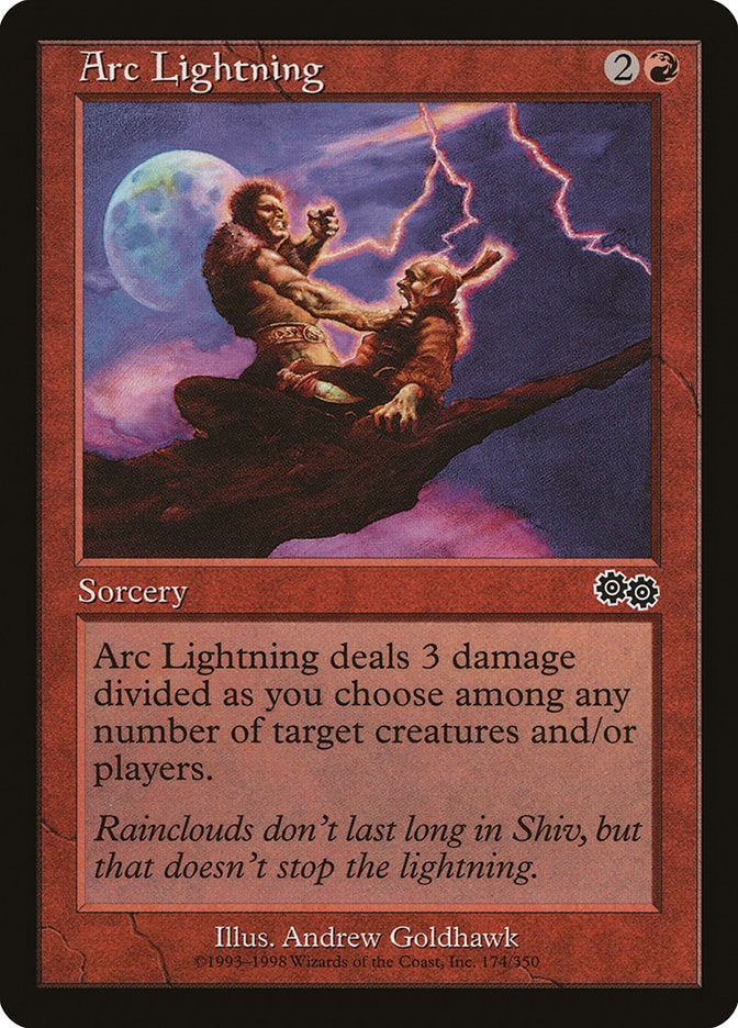 Arc Lightning [Urza's Saga] | Shuffle n Cut Hobbies & Games