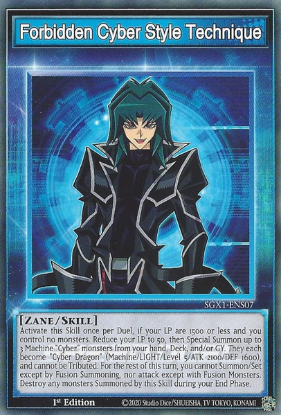 Forbidden Cyber Style Technique [SGX1-ENS07] Common | Shuffle n Cut Hobbies & Games