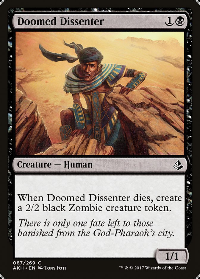 Doomed Dissenter [Amonkhet] | Shuffle n Cut Hobbies & Games