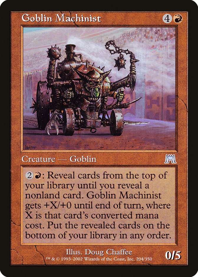 Goblin Machinist [Onslaught] | Shuffle n Cut Hobbies & Games