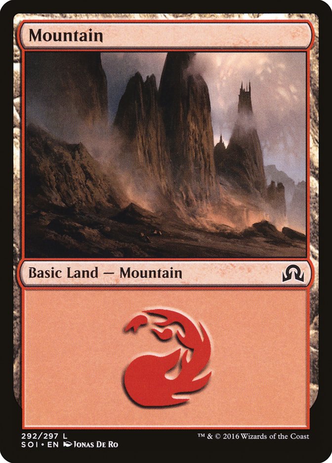 Mountain (292) [Shadows over Innistrad] | Shuffle n Cut Hobbies & Games