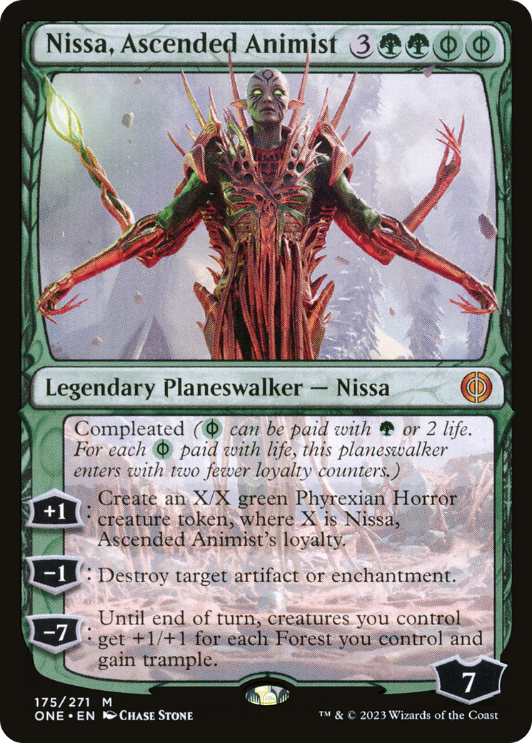 Nissa, Ascended Animist [Phyrexia: All Will Be One] | Shuffle n Cut Hobbies & Games