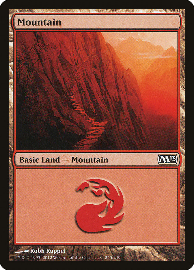 Mountain (245) [Magic 2013] | Shuffle n Cut Hobbies & Games