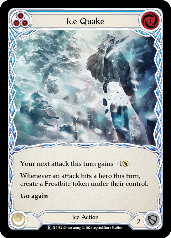 Ice Quake (Blue) [U-ELE153] Unlimited Normal | Shuffle n Cut Hobbies & Games