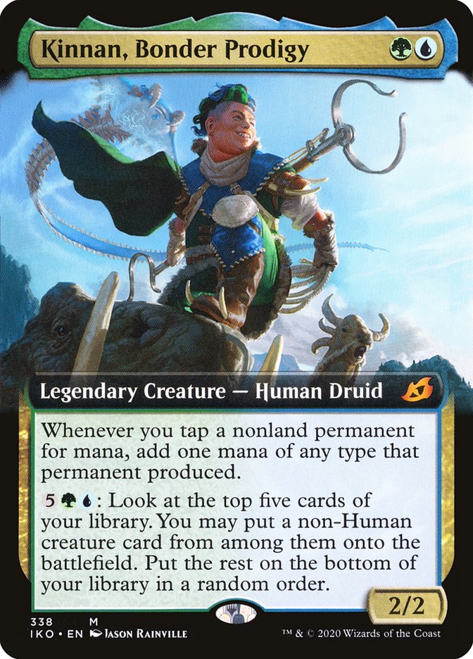 Kinnan, Bonder Prodigy (Extended Art) [Ikoria: Lair of Behemoths] | Shuffle n Cut Hobbies & Games