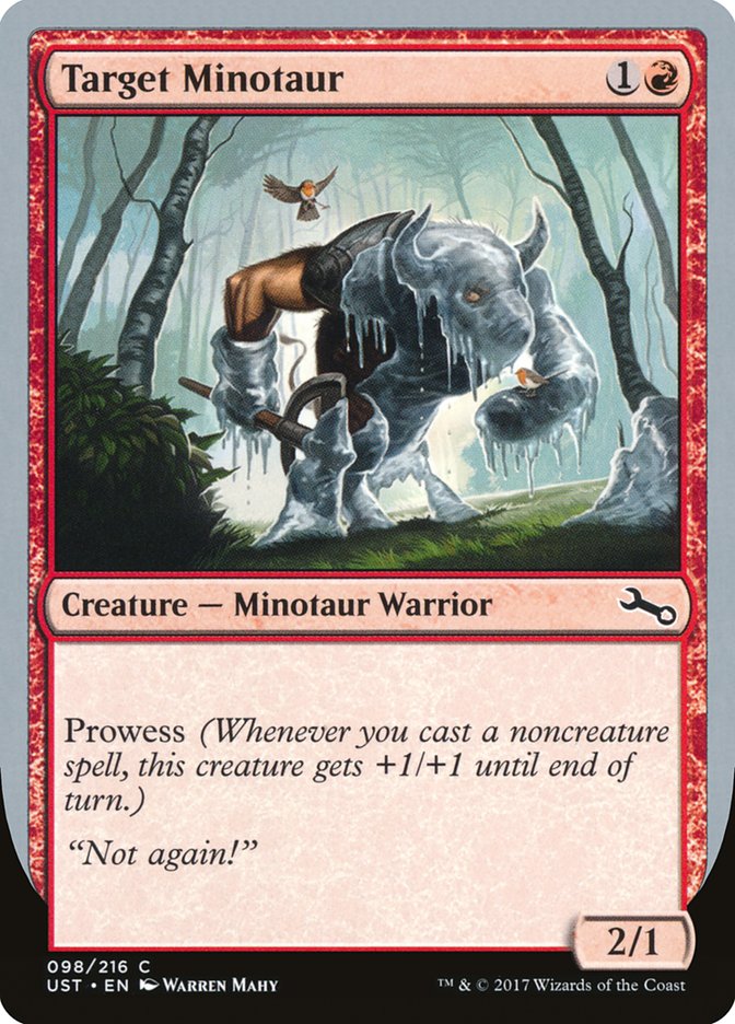 Target Minotaur (Ice Art) [Unstable] | Shuffle n Cut Hobbies & Games