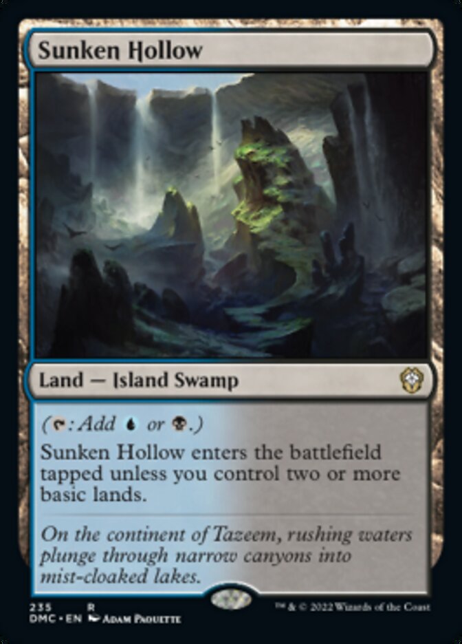 Sunken Hollow [Dominaria United Commander] | Shuffle n Cut Hobbies & Games