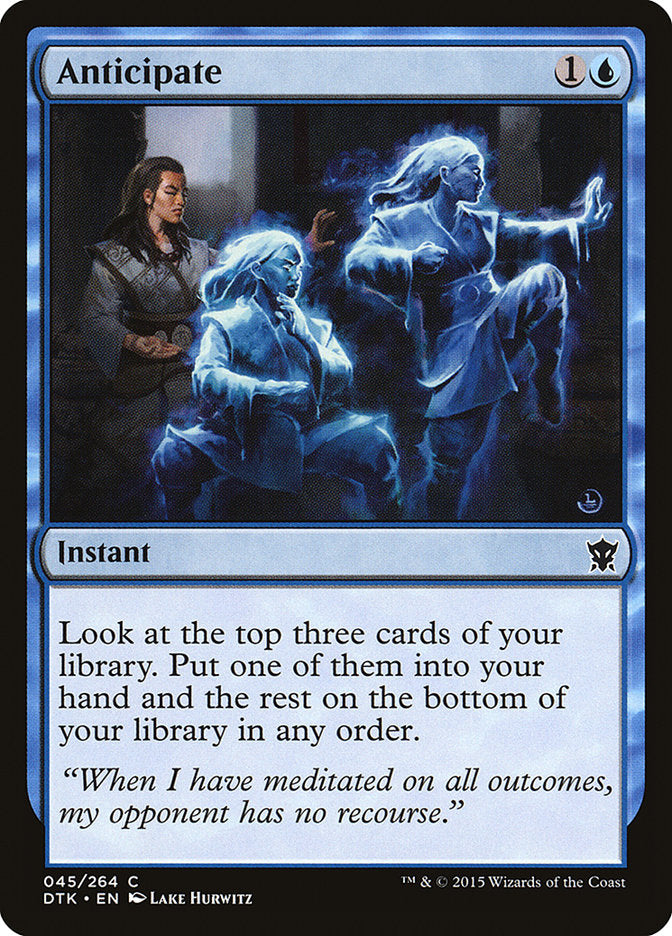 Anticipate [Dragons of Tarkir] | Shuffle n Cut Hobbies & Games