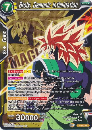 Broly, Demonic Intimidation [P-110] | Shuffle n Cut Hobbies & Games