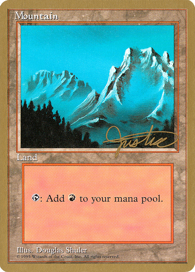 Mountain (mj374) (Mark Justice) [Pro Tour Collector Set] | Shuffle n Cut Hobbies & Games