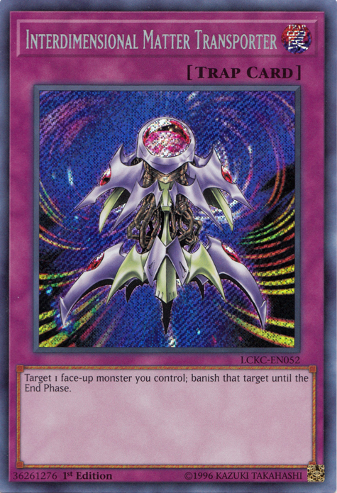 Interdimensional Matter Transporter [LCKC-EN052] Secret Rare | Shuffle n Cut Hobbies & Games