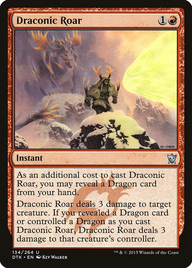 Draconic Roar [Dragons of Tarkir] | Shuffle n Cut Hobbies & Games